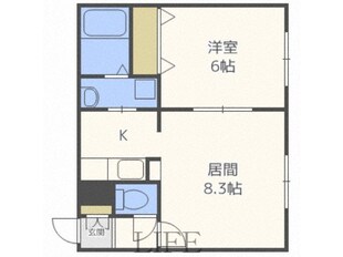 イルミナーレ南郷の物件間取画像